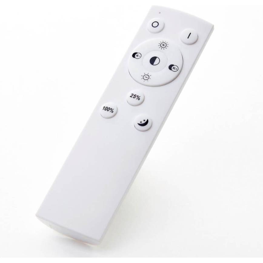 Brilliant - Plafoniera LED Dimmerabile AYDIN LED/34W/230V 3000-6500K nera + telecomando
