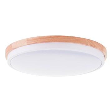 Brilliant - Plafoniera LED dimmerabile BAARLO LED/24W/230V diametro 35 cm bianco/gomma fig - FSC certificato