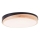 Brilliant - Plafoniera LED dimmerabile BAARLO LED/24W/230V diametro 35 cm nero/gomma fig
