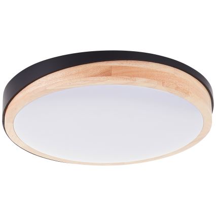 Brilliant - Plafoniera LED dimmerabile BAARLO LED/24W/230V diametro 35 cm nero/gomma fig