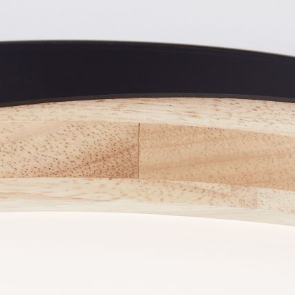 Brilliant - Plafoniera LED dimmerabile BAARLO LED/24W/230V diametro 35 cm nero/gomma fig