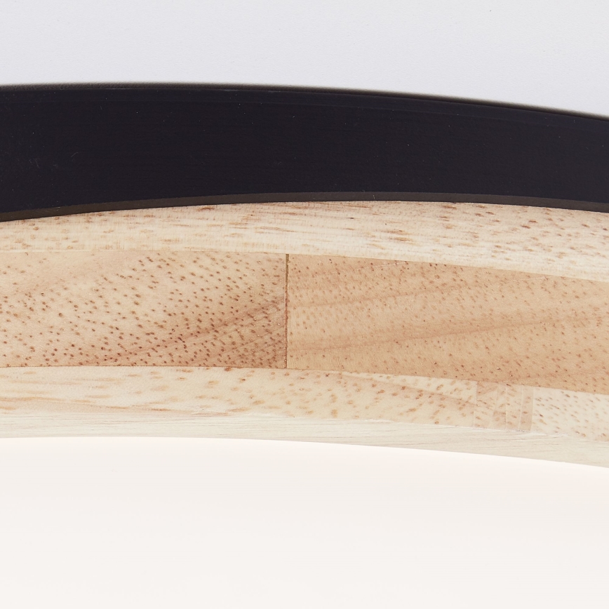 Brilliant - Plafoniera LED dimmerabile BAARLO LED/24W/230V diametro 35 cm nero/gomma fig