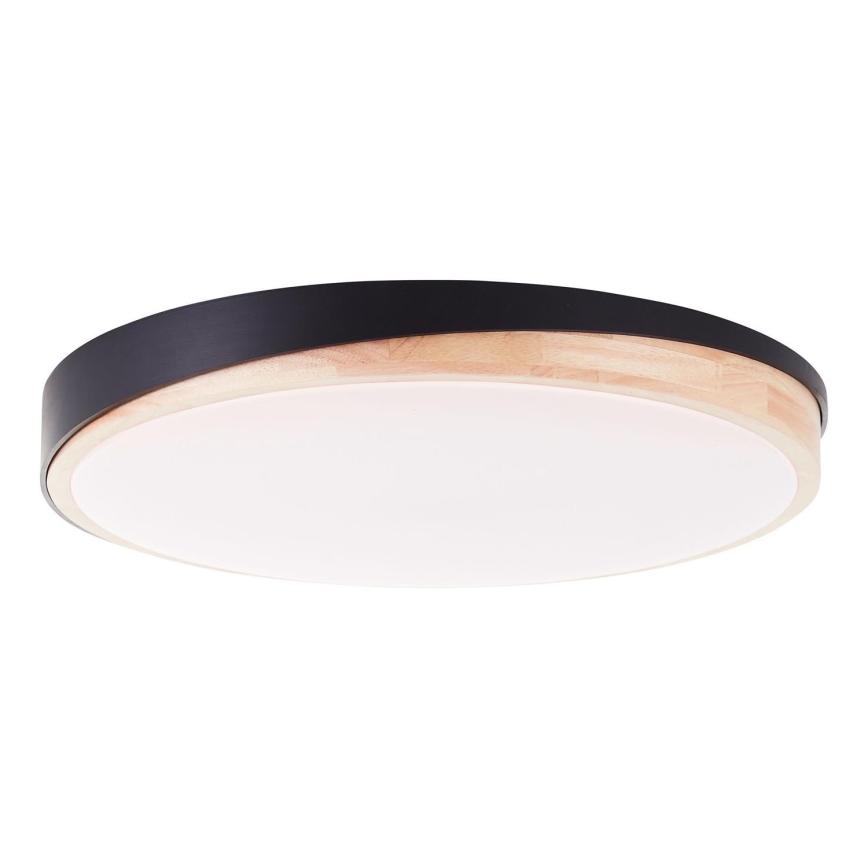 Brilliant - Plafoniera LED dimmerabile BAARLO LED/36W/230V 3000-6500K diametro 50 cm nero/gomma fig + telecomando