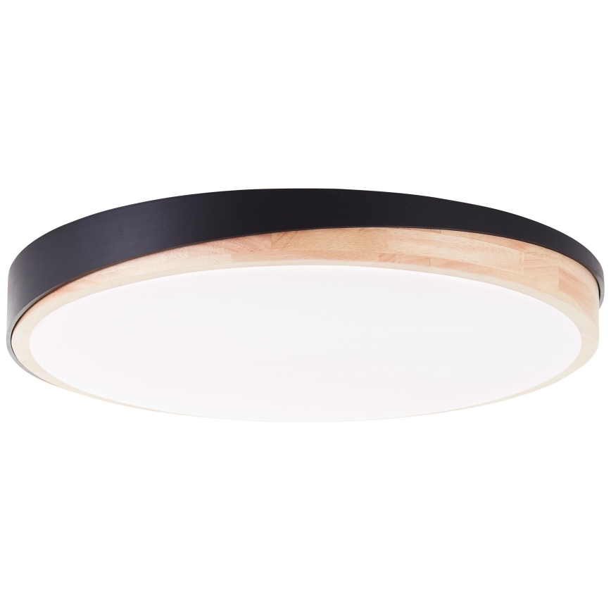Brilliant - Plafoniera LED dimmerabile BAARLO LED/36W/230V 3000-6500K diametro 50 cm nero/gomma fig + telecomando