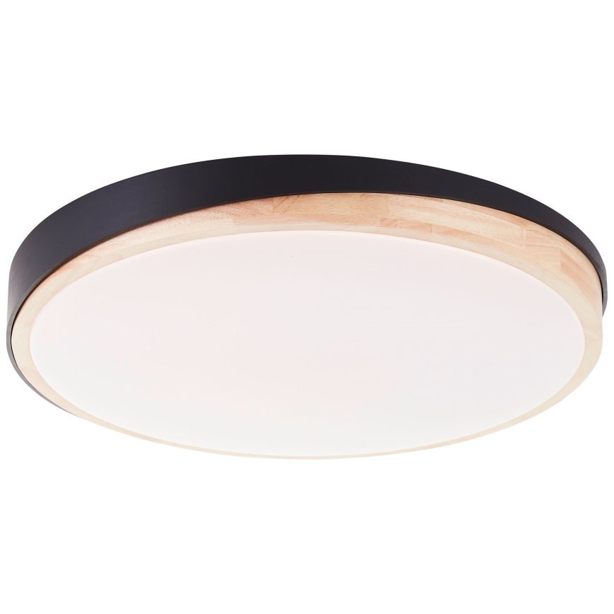 Brilliant - Plafoniera LED dimmerabile BAARLO LED/36W/230V 3000-6500K diametro 50 cm nero/gomma fig + telecomando