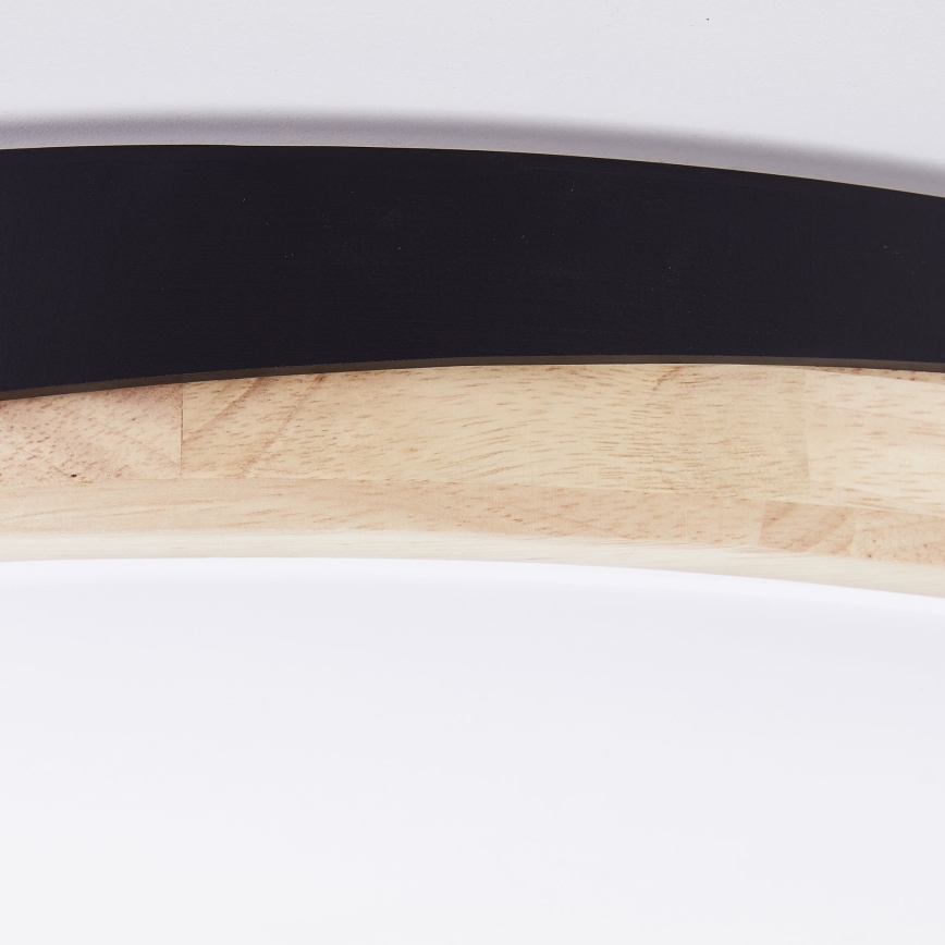 Brilliant - Plafoniera LED dimmerabile BAARLO LED/36W/230V 3000-6500K diametro 50 cm nero/gomma fig + telecomando