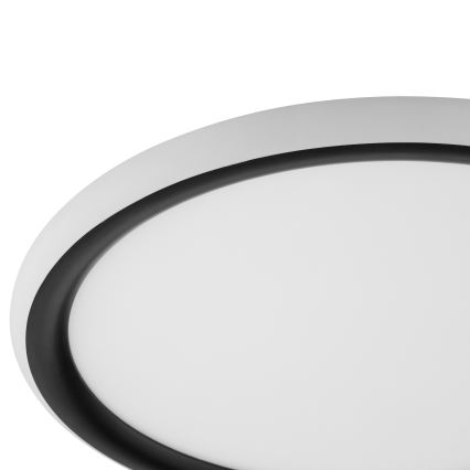 Brilliant - Plafoniera LED dimmerabile CARLOZ LED/16W/230V Ø 30 cm bianco/nero