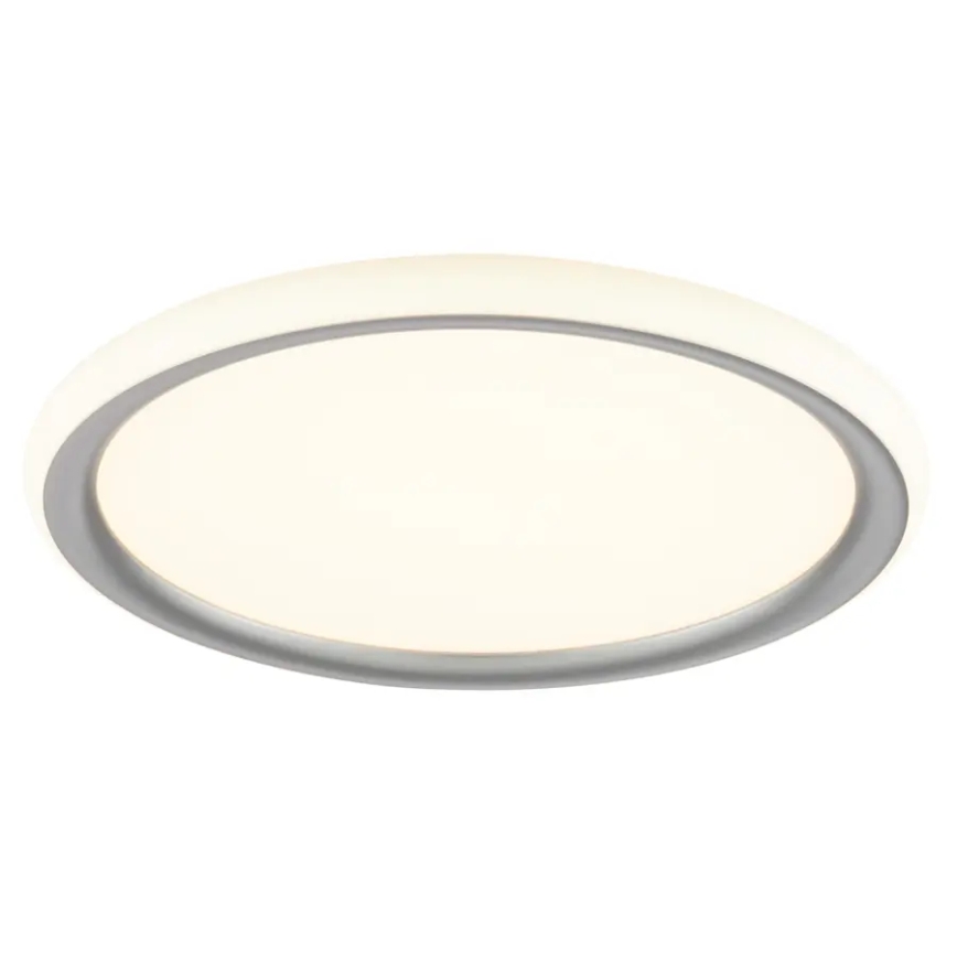 Brilliant - Plafoniera dimmerabile a LED CARLOZ LED/16W/230V Ø 30 cm bianco/ grigio