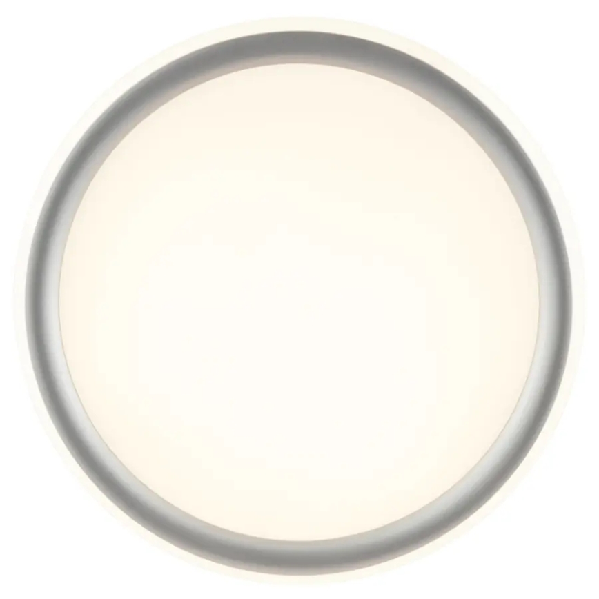 Brilliant - Plafoniera dimmerabile a LED CARLOZ LED/16W/230V Ø 30 cm bianco/ grigio