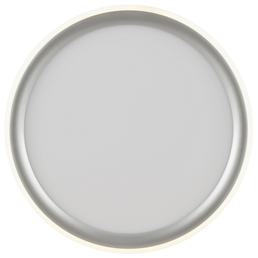 Brilliant - Plafoniera dimmerabile a LED CARLOZ LED/16W/230V Ø 30 cm bianco/ grigio