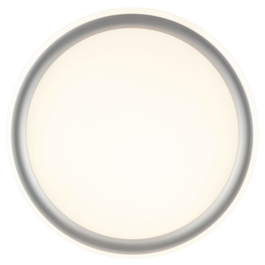 Brilliant - Plafoniera dimmerabile a LED CARLOZ LED/16W/230V Ø 30 cm bianco/ grigio