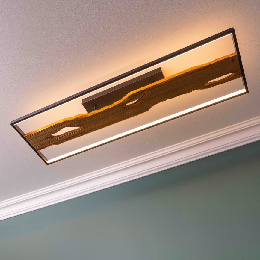Brilliant - Plafoniera LED dimmerabile CHAUMONT LED/48W/230V gomma fig - FSC certificato