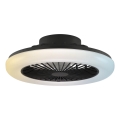 Brilliant - Plafoniera LED dimmerabile con ventilatore MONTERO LED/20W/230V 2700-6500K Ø 42 cm nero + telecomando
