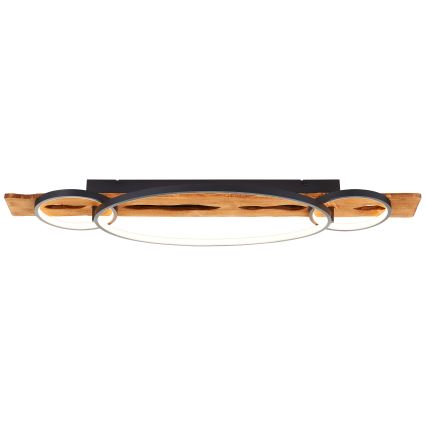 Brilliant - Plafoniera a LED dimmerabile PIRUS LED/40W/230V 30x90 cm in legno di gomma