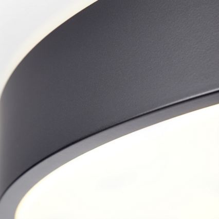 Brilliant - Plafoniera dimmerabile a LED SLIMLINE LED/50W/230V 1800-6500K Ø 49 cm nero + telecomando