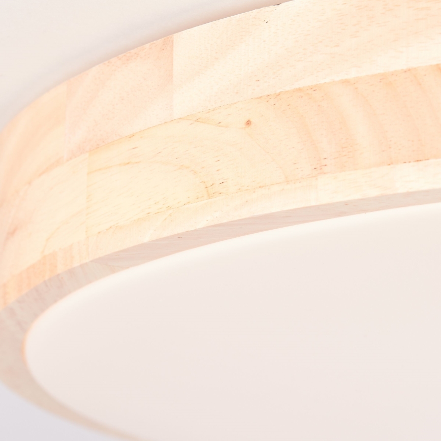 Brilliant - Plafoniera LED dimmerabile SLIMLINE LED/60W/230V 3000–6500K Ø 45 cm in legno di hevea + telecomando