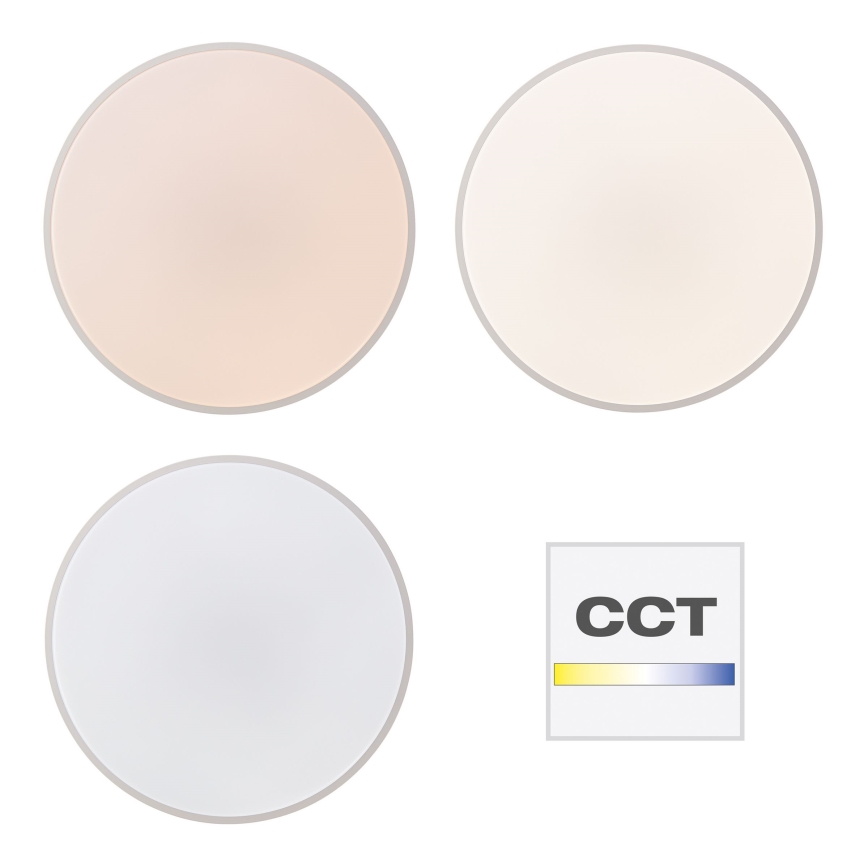 Brilliant - plafoniera a LED dimmerabile SLIMLINE LED/60W/230V 3000-6500K Ø 49 cm bianco + telecomando