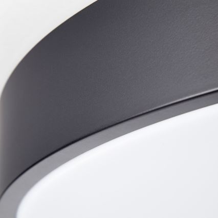 Brilliant - Plafoniera LED dimmerabile SLIMLINE LED/60W/230V 3000-6500K Ø 49 cm nera + telecomando