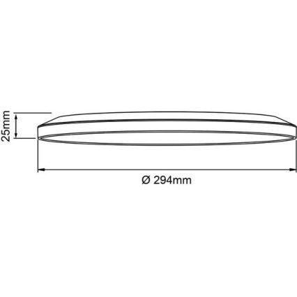Brilliant - Plafoniera LED dimmerabile SORELL LED/18W/230V 3000-6500K Ø 29 cm bianca + telecomando