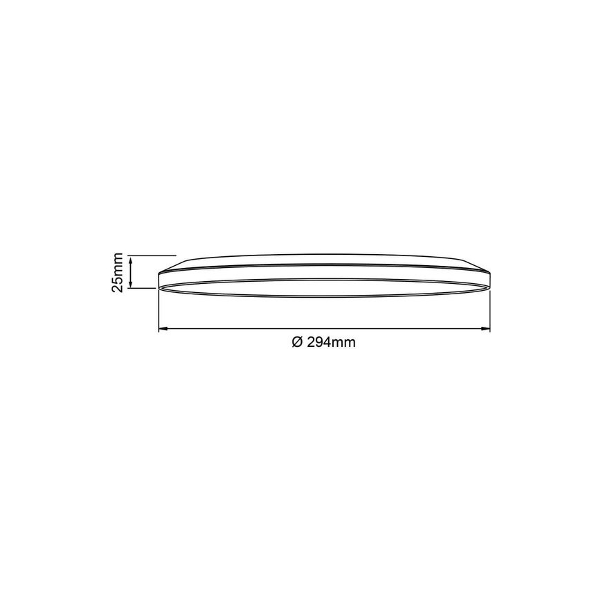 Brilliant - Plafoniera LED dimmerabile SORELL LED/18W/230V 3000-6500K Ø 29 cm bianca + telecomando