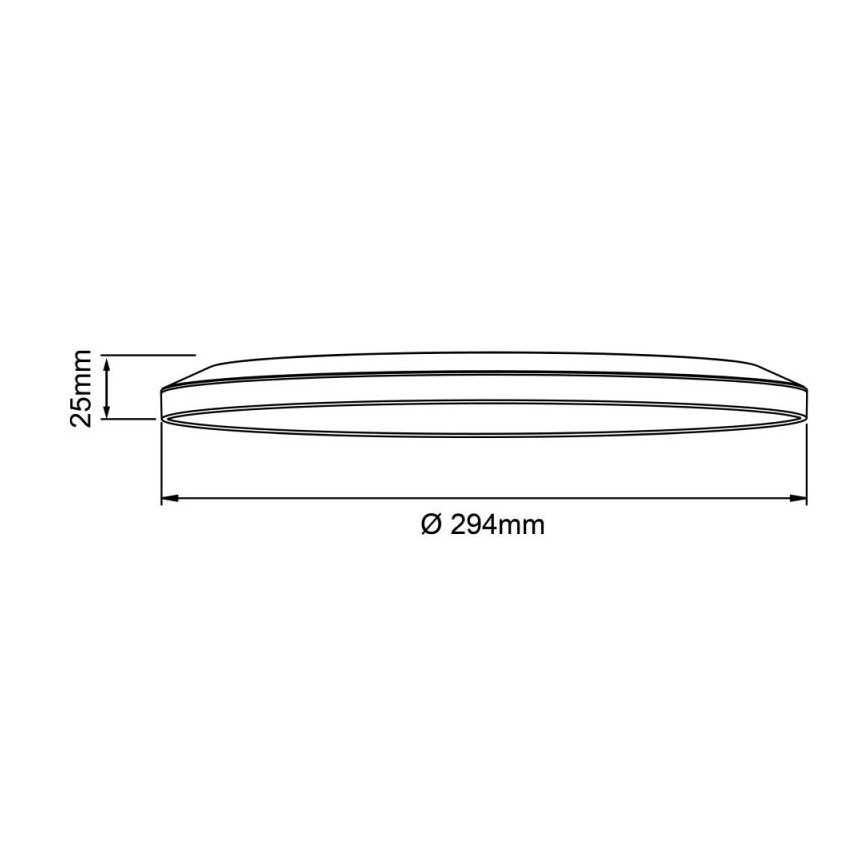 Brilliant - Plafoniera LED dimmerabile SORELL LED/18W/230V 3000-6500K Ø 29 cm nero + telecomando