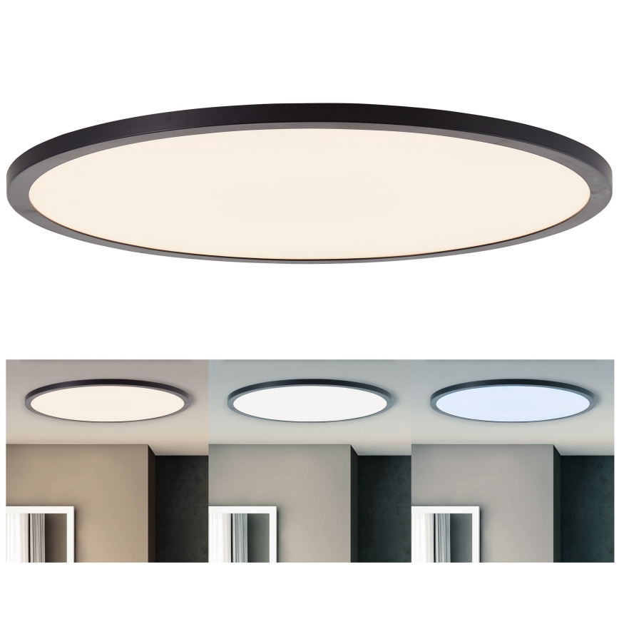 Brilliant - Plafoniera dimmerabile a LED TUCO LED/33W/230V 3000-6500K Ø 50 cm nera + telecomando