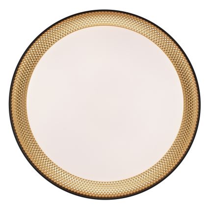 Brilliant - Plafoniera LED dimmerabile WALDO LED/24W/230V 3000-6500K Ø 38,5 cm nero/oro + telecomando