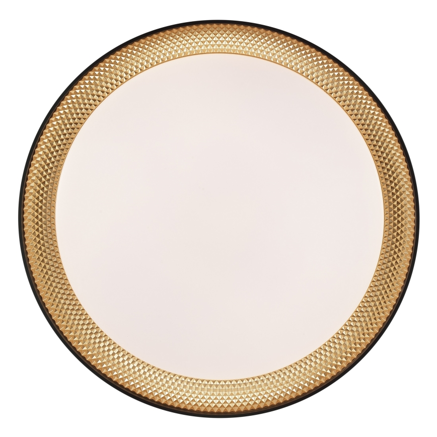 Brilliant - Plafoniera LED dimmerabile WALDO LED/24W/230V 3000-6500K Ø 38,5 cm nero/oro + telecomando