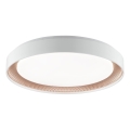 Brilliant - Plafoniera LED dimmerabile WALDO LED/36W/230V 3000-6500K diam. 48,5 cm bianco/oro rosa + telecomando