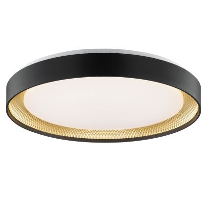 Brilliant - LED Lampada da soffitto dimmerabile WALDO LED/36W/230V 3000-6500K Ø 48,5 cm nero/oro + telecomando