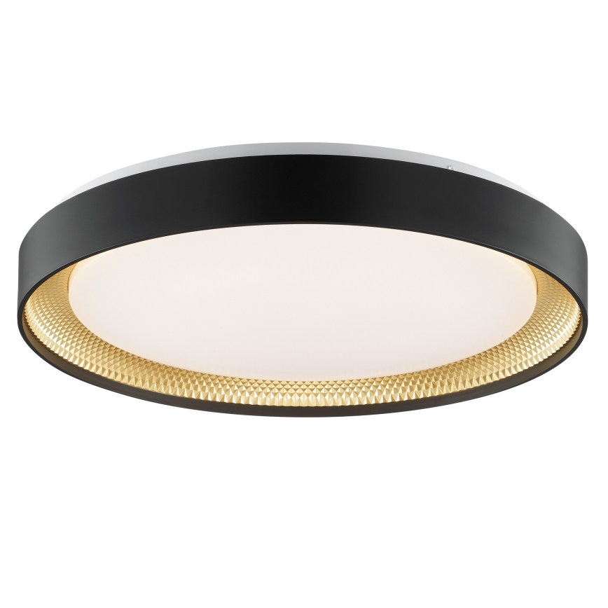 Brilliant - LED Lampada da soffitto dimmerabile WALDO LED/36W/230V 3000-6500K Ø 48,5 cm nero/oro + telecomando