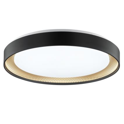Brilliant - LED Lampada da soffitto dimmerabile WALDO LED/36W/230V 3000-6500K Ø 48,5 cm nero/oro + telecomando
