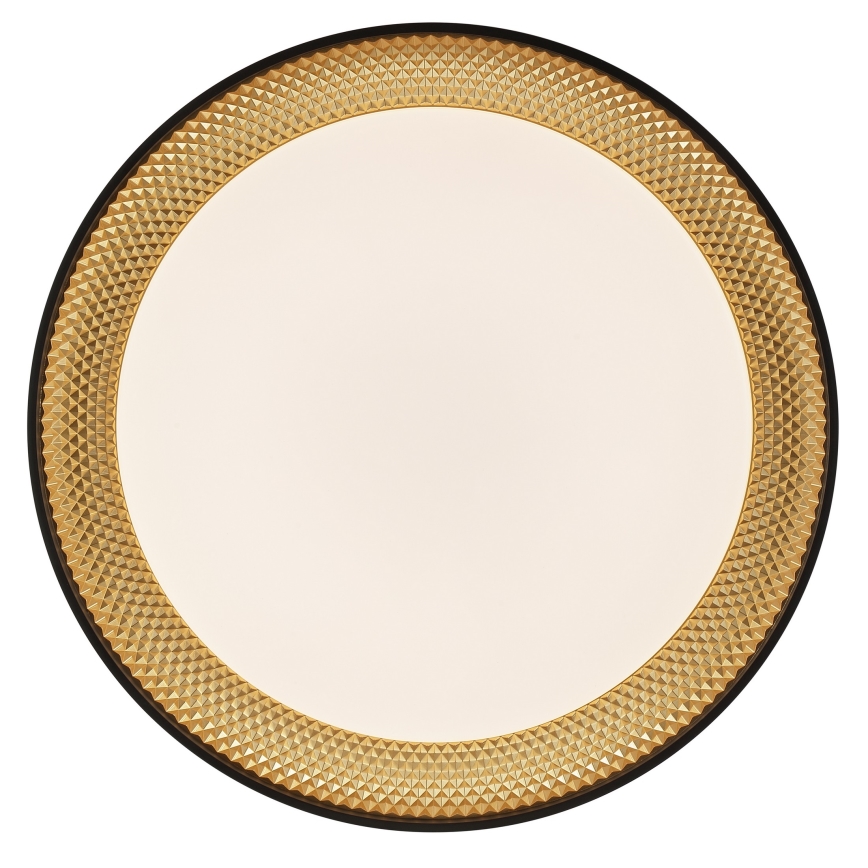 Brilliant - LED Lampada da soffitto dimmerabile WALDO LED/36W/230V 3000-6500K Ø 48,5 cm nero/oro + telecomando