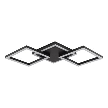 Brilliant - Plafoniera LED JORVIC LED/21W/230V 28x61,5 cm nera