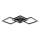 Brilliant - Plafoniera LED JORVIC LED/21W/230V 28x61,5 cm nera