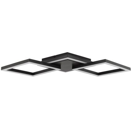 Brilliant - Plafoniera LED JORVIC LED/21W/230V 28x61,5 cm nera