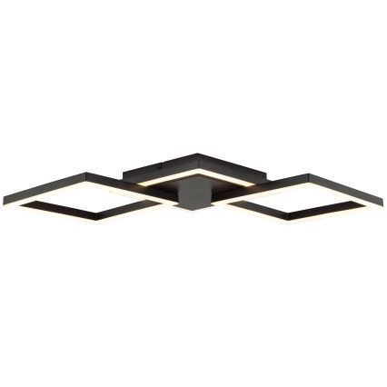Brilliant - Plafoniera LED JORVIC LED/21W/230V 28x61,5 cm nera