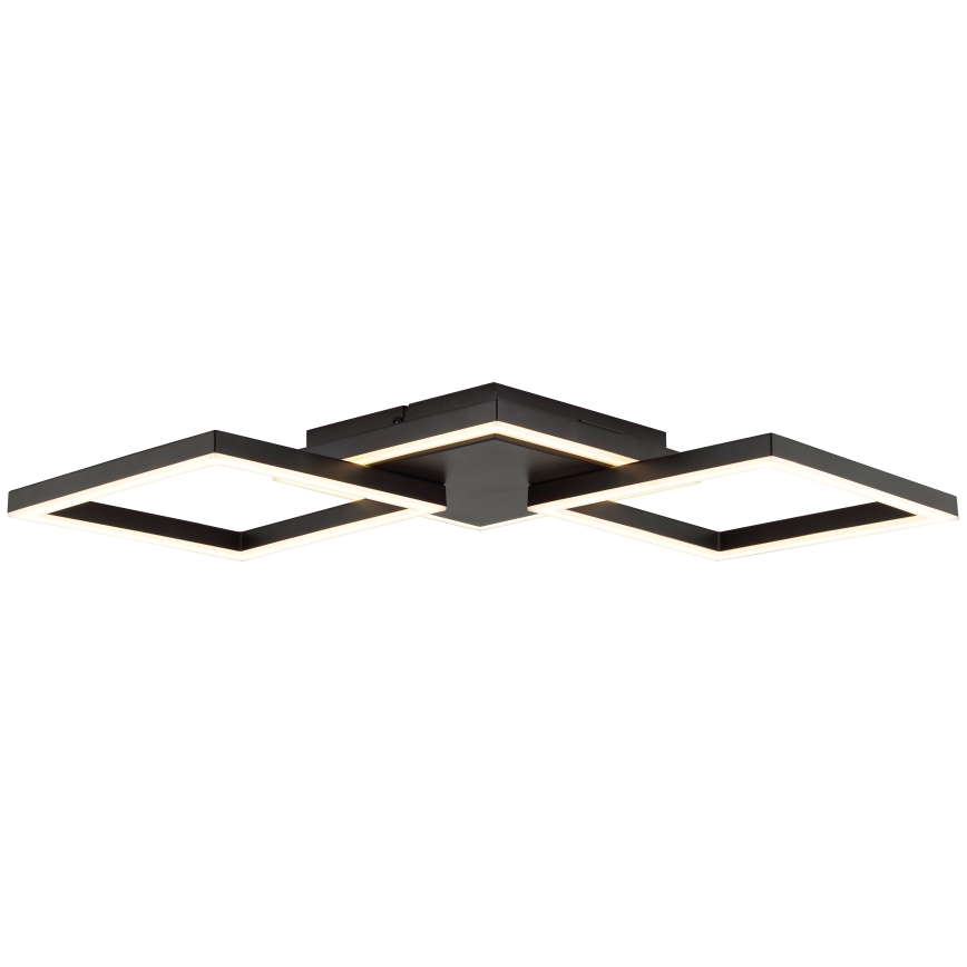 Brilliant - Plafoniera LED JORVIC LED/21W/230V 28x61,5 cm nera