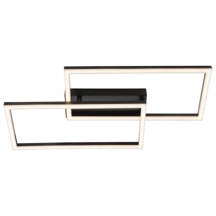 Brilliant - Plafoniera LED JORVIC LED/21W/230V 29x60 cm nera