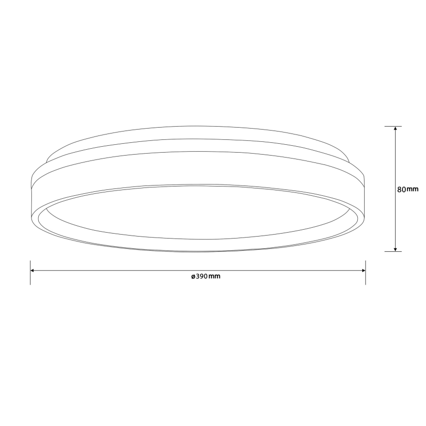 Brilliant - Plafoniera LED KALMAR LED/26W/230V 3000K diametro 39 cm bianco