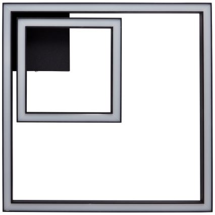 Brilliant - Plafoniera LED QUON LED/24W/230V 3000K 40x40 cm nero