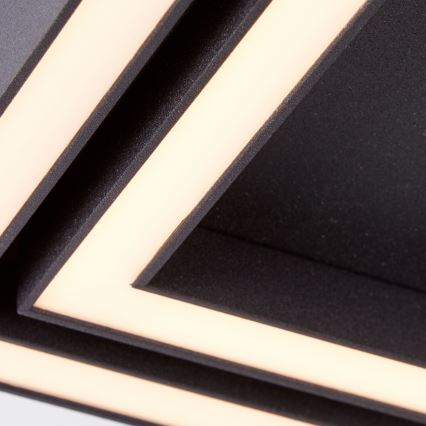 Brilliant - Plafoniera LED QUON LED/24W/230V 3000K 40x40 cm nero