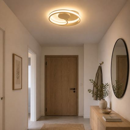 Brilliant - Plafoniera LED REVOLA LED/33W/230V 3000/4000/6500K Ø 40 cm beige