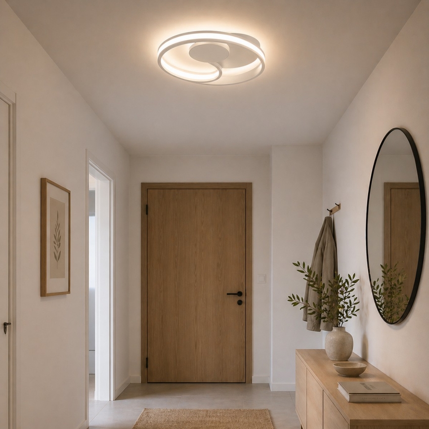 Brilliant - Plafoniera LED REVOLA LED/33W/230V 3000/4000/6500K Ø 40 cm bianco