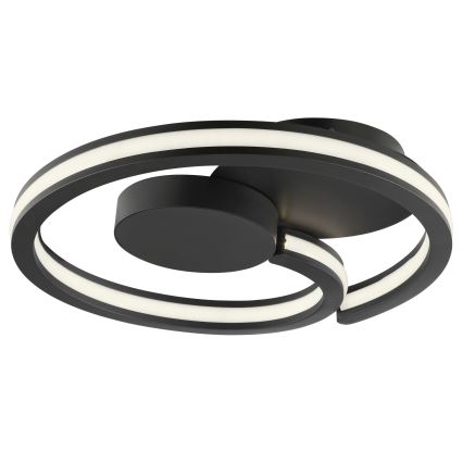 Brilliant - Plafoniera LED REVOLA LED/33W/230V 3000/4000/6500K Ø 40 cm nera