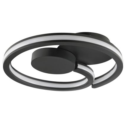 Brilliant - Plafoniera LED REVOLA LED/33W/230V 3000/4000/6500K Ø 40 cm nera