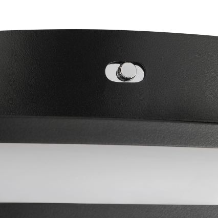 Brilliant - Plafoniera LED REVOLA LED/33W/230V 3000/4000/6500K Ø 40 cm nera