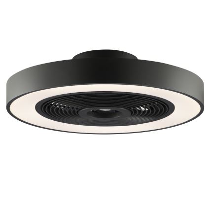 Brilliant - Plafoniera dimmerabile LED RGBW con ventilatore CATANIA LED/37W/230V 2700-6500K Ø 48,6 cm nero + telecomando