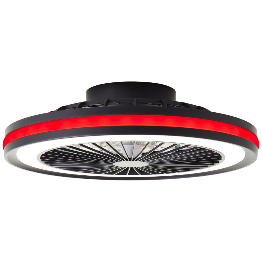 Brilliant - Lampada da soffitto dimmerabile LED RGBW con ventilatore PALMERO LED/40W/230V 2700-6500K Ø 46,6 cm beige + telecomando