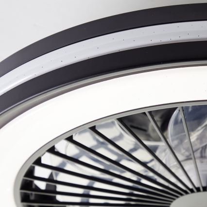 Brilliant - Lampada da soffitto dimmerabile LED RGBW con ventilatore PALMERO LED/40W/230V 2700-6500K Ø 46,6 cm beige + telecomando